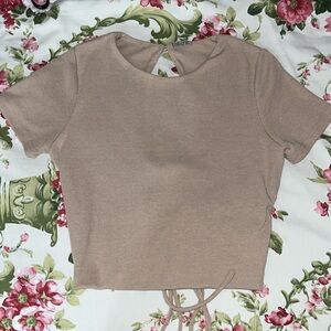 Basic ribbed t shirt